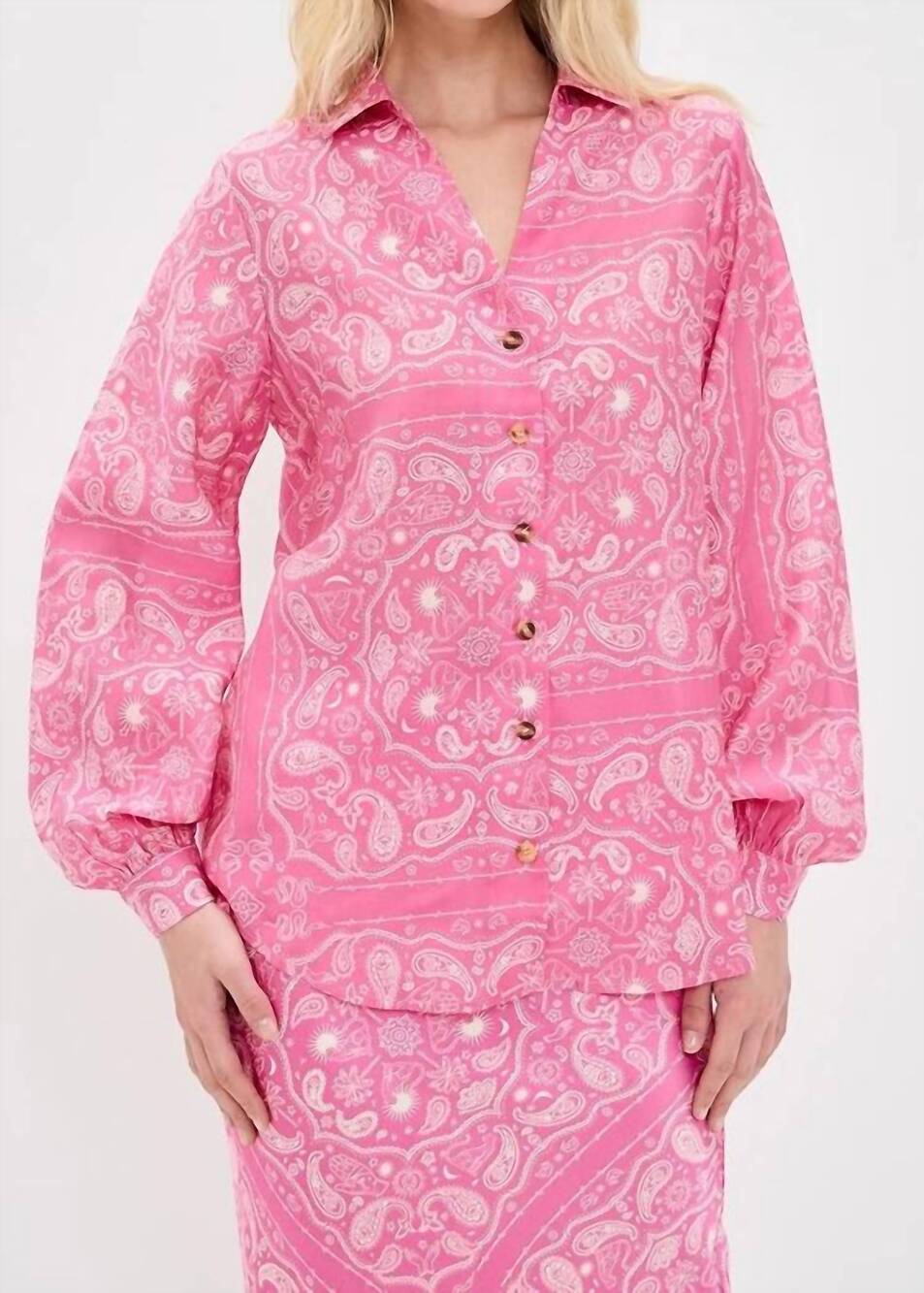 NEW NEVER FULLY DRESSED women's bandana miley shirt in pink